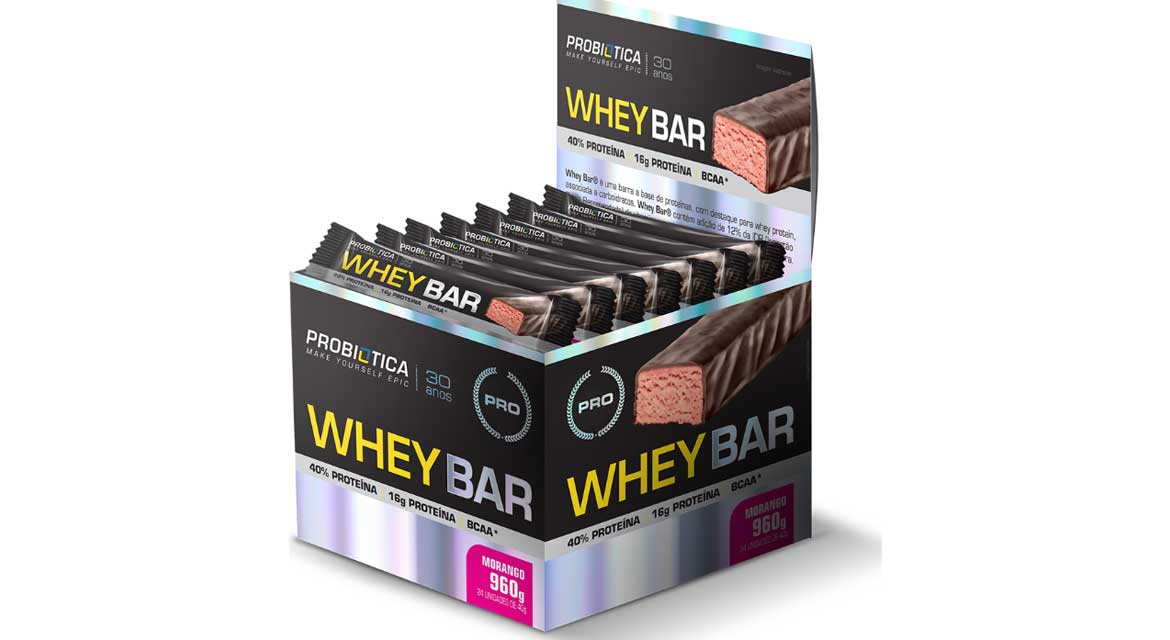 barra de proteína Whey Bar