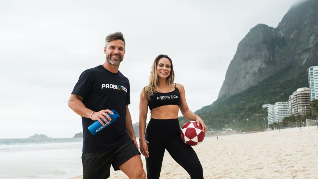 Diego e Bruna Ribas atletas em parceria com a Probiótica