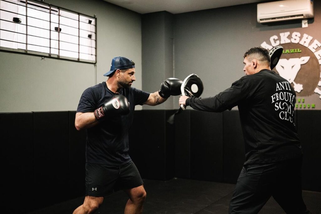 alfredo soares durante treinamento