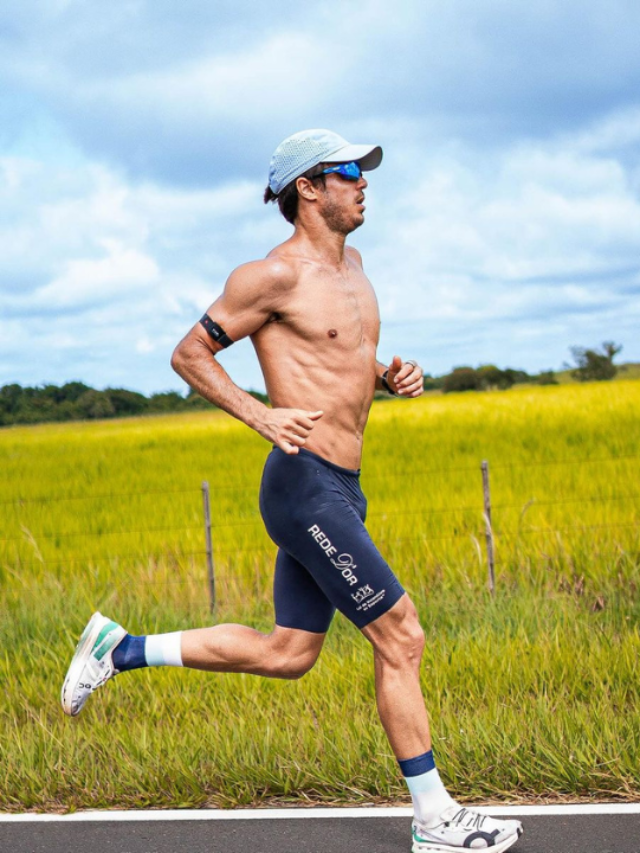 atleta Fernando praticando corrida