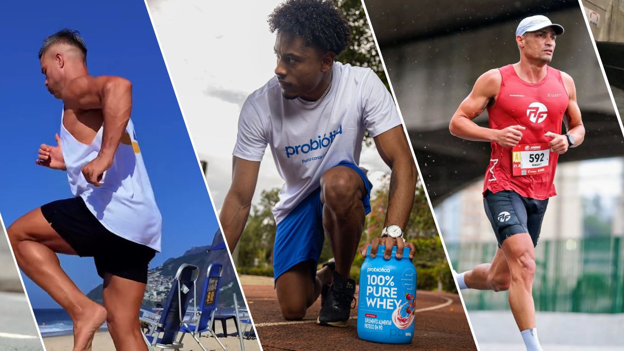 atletas probiótica durante corrida