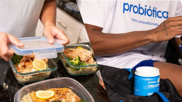preparação para surf com refeição saudável