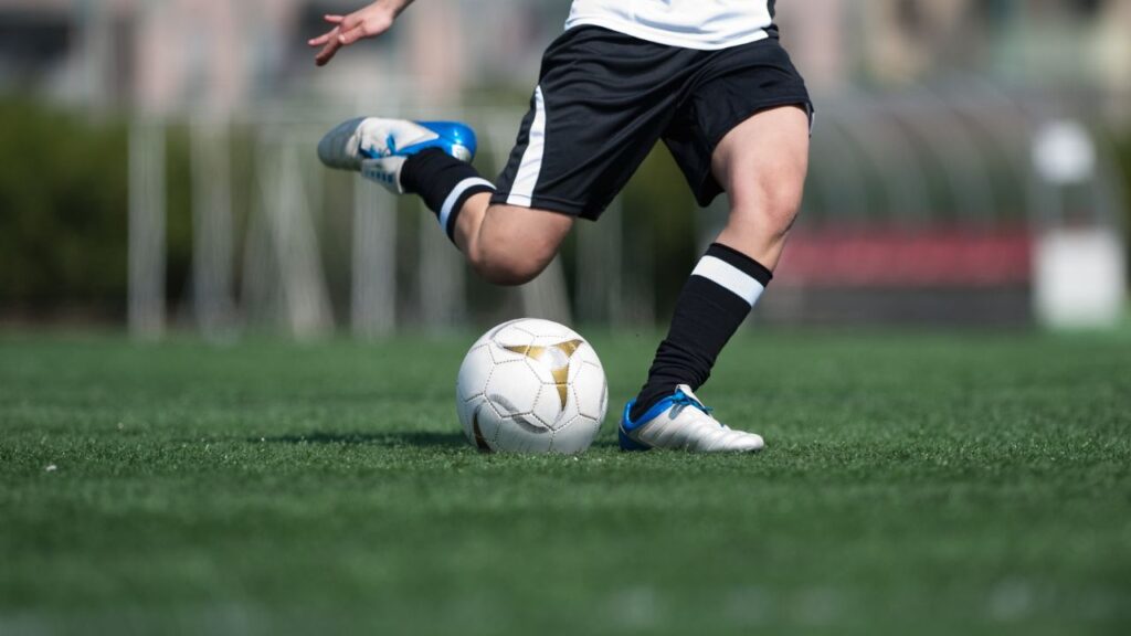 jogador durante treinamento
