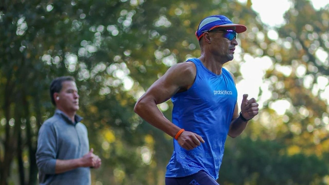 douglas durante treino de pace