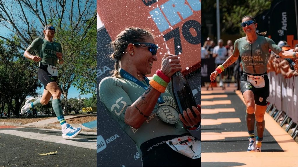 pam oliveira durante ironman 70.3