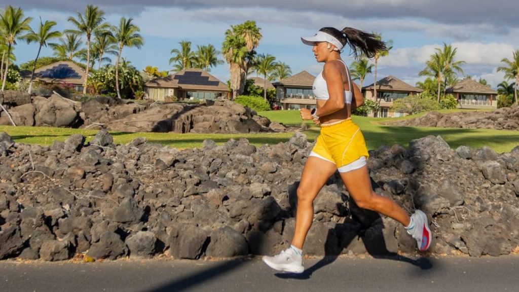 ana augusta durante treino