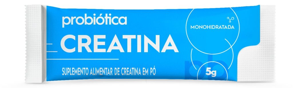 embalagem de creatina monodose
