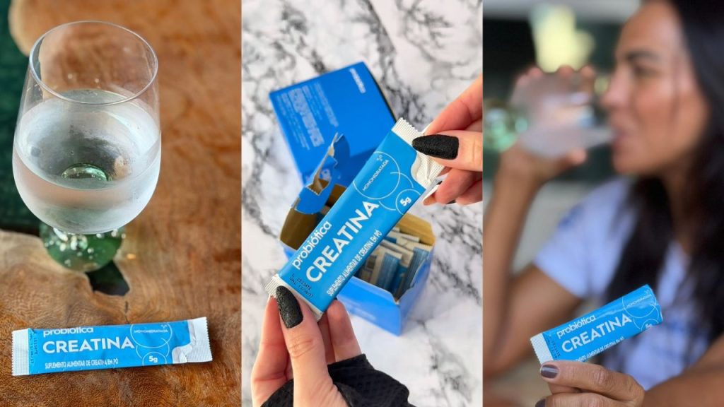 monodose de creatina em varias situações do dia a dia