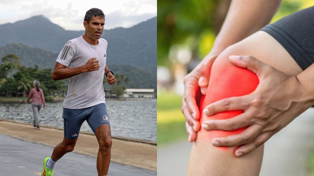 atleta probi morone e exemplo de tendão do joelho