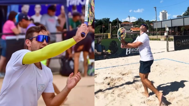 atleta parceiro probiotica enio bodelao durante treino