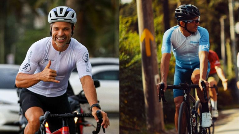 atletas probi durante pedalada